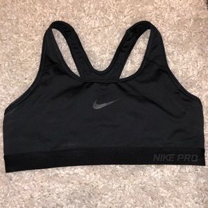 Nike Dri-Fit Sports Bra Black/Black Medium